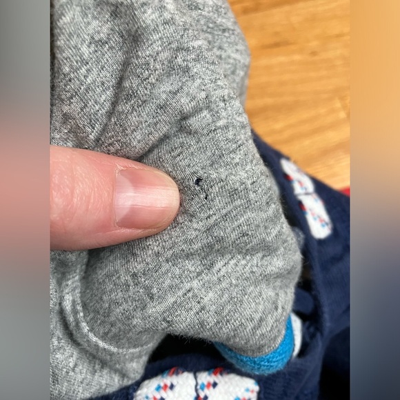 Mini Boden hooded pullover sweatshirt - Kids' Size 4-5 - w/pockets & stripes - Picture 11 of 11